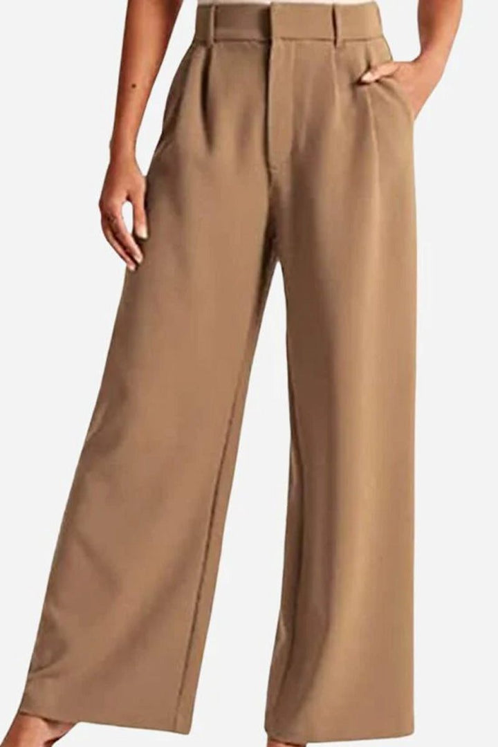 Classically Vogue Business Trousers khaki image 1 