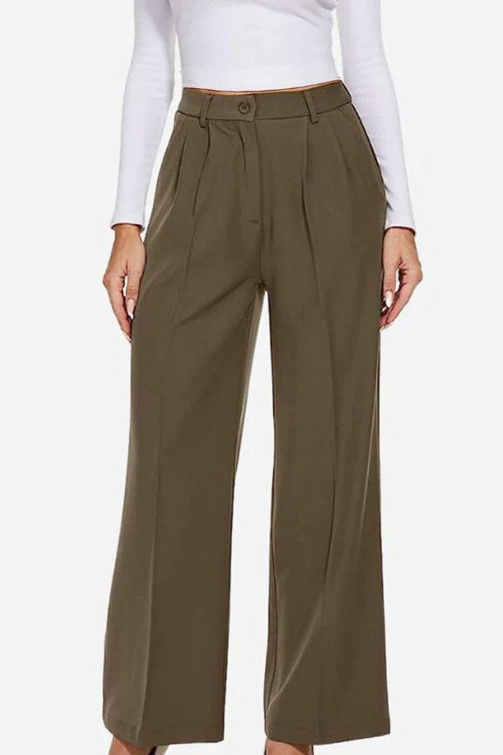 Classically Vogue Business Trousers dark brown image 1 