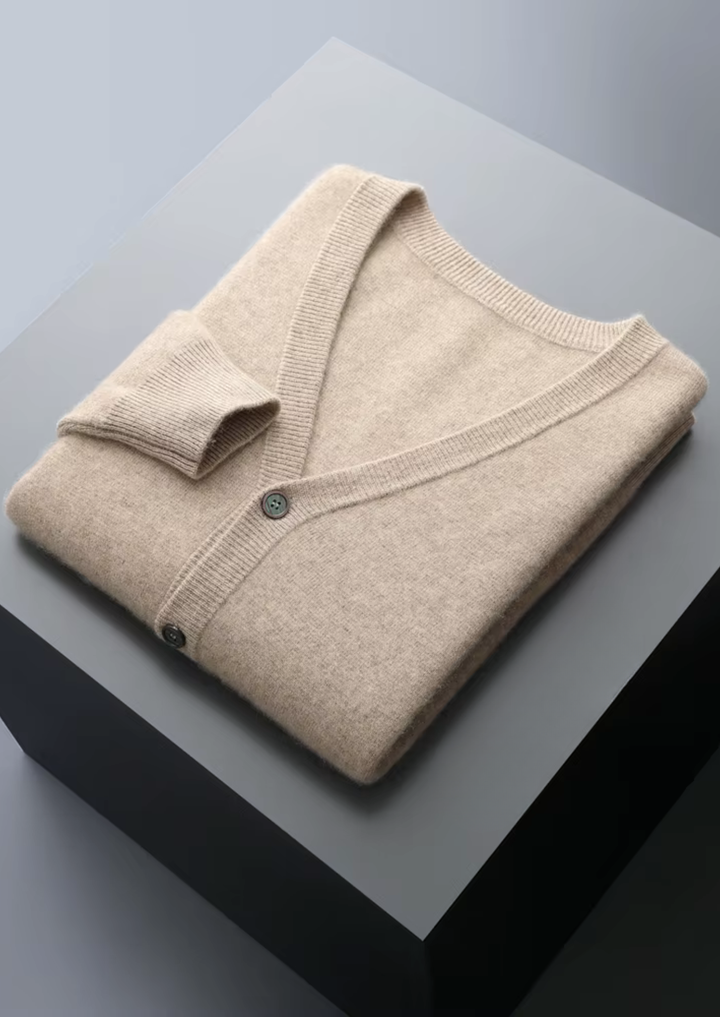 Pure Merino Cardigan sand image 3 #color_sand
