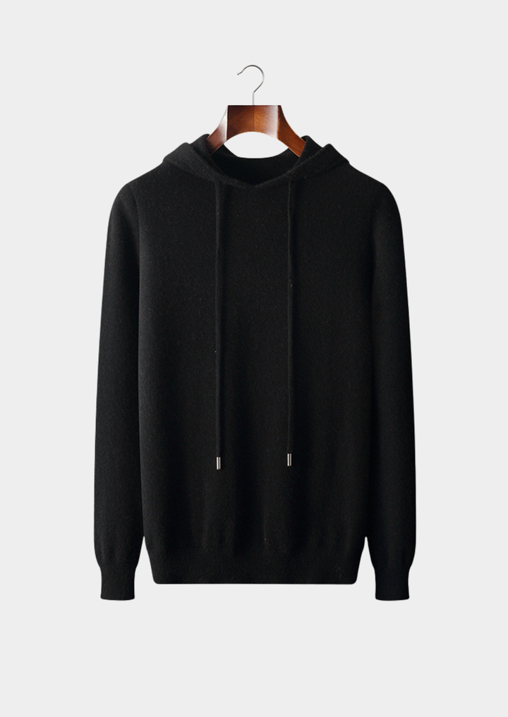 The Pure Merino Leisure Hoodie black image 1 #color_black