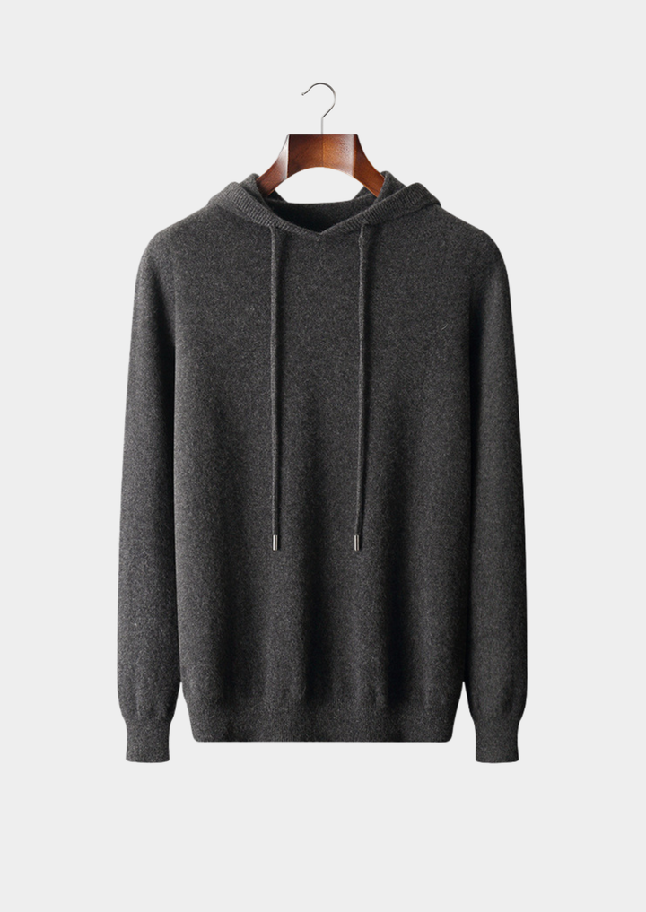 The Pure Merino Leisure Hoodie dark gray image 1 #color_dark-gray