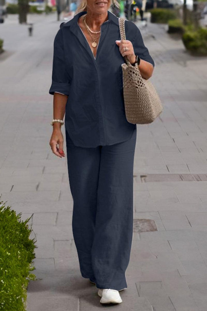 The Relaxed Shirt &amp; Trousers Two-Piece Set