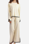 Long Sleeved Relaxed Fit Lounge Two-Piece Set