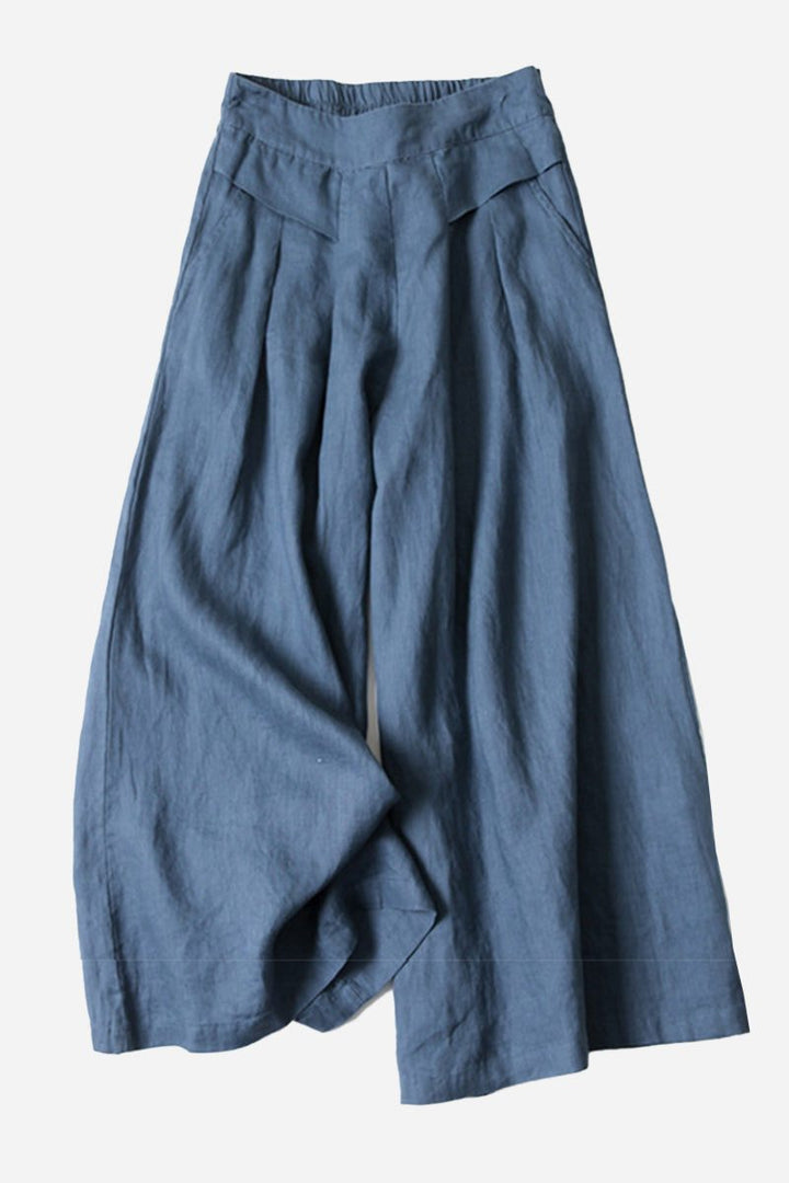Sun-Kissed Elegance Lightweight Palazzos blue image 1 