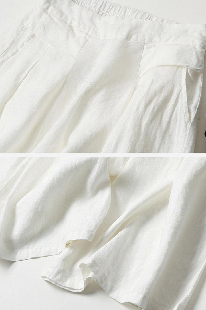Sun-Kissed Elegance Lightweight Palazzos white image 2 