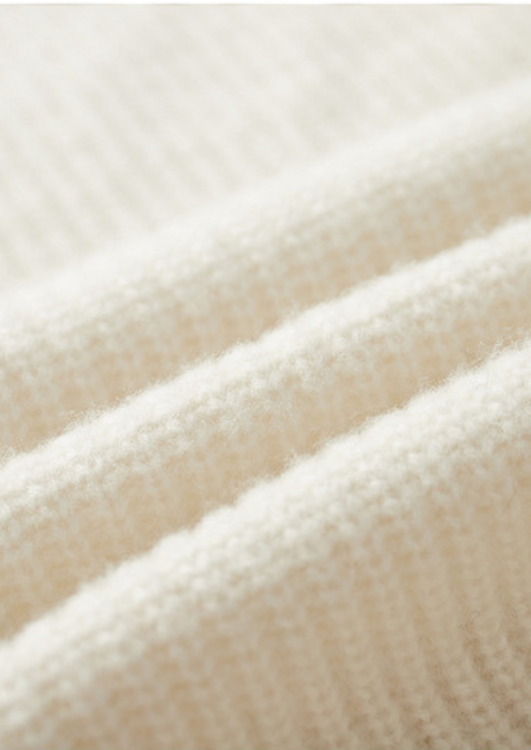 Pure Merino Ribbed Raglan Crewneck ivory image 4 #color_ivory