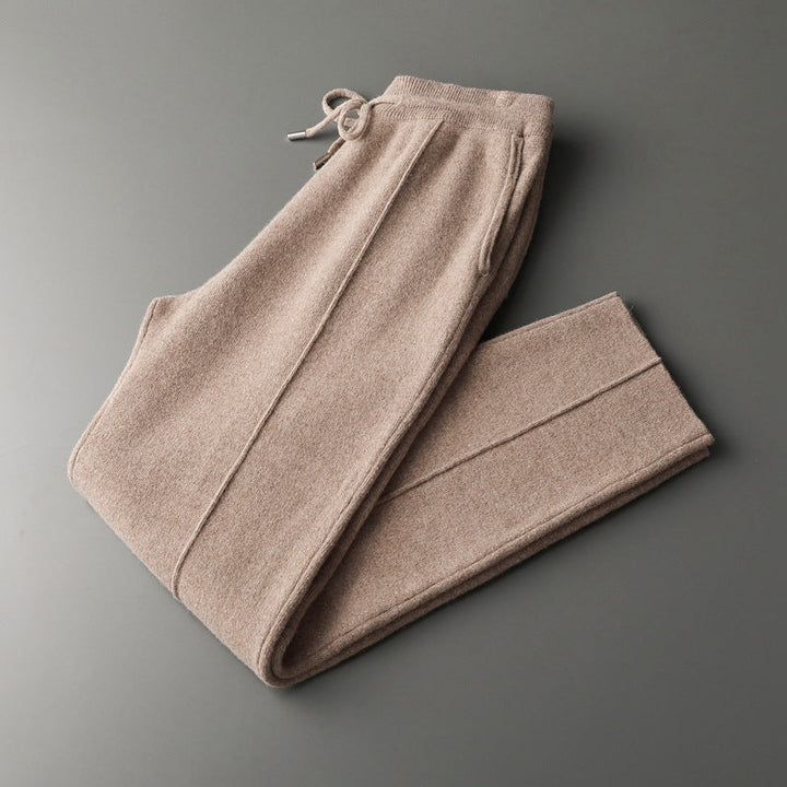 Pure Merino Light Gray Trousers camel image 1 #color_camel