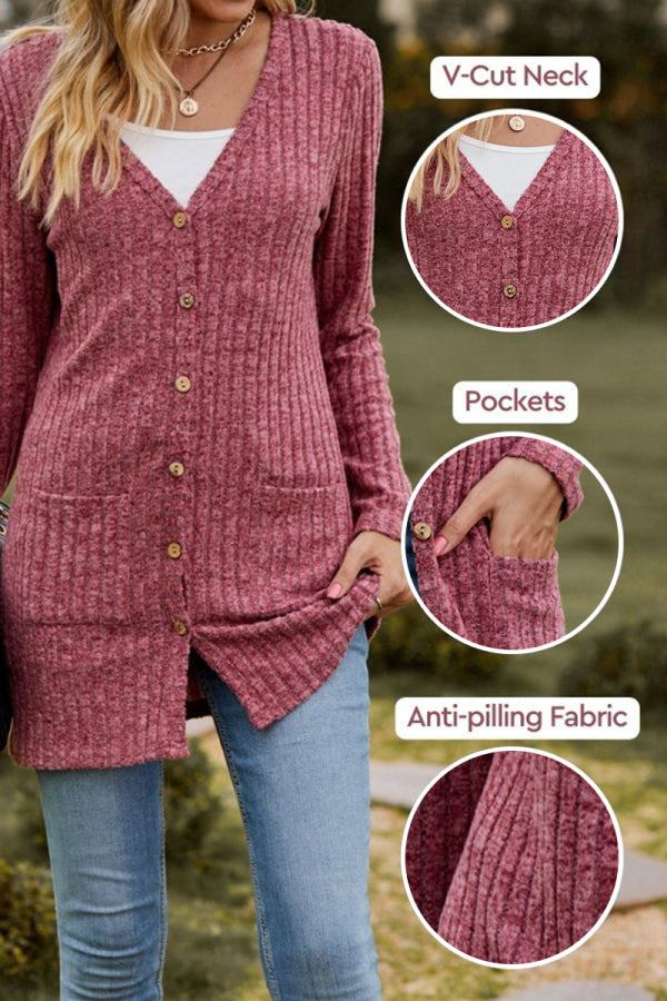 Long, Lightweight, Ultra Soft Knit-like Cardigan red wine image 2 