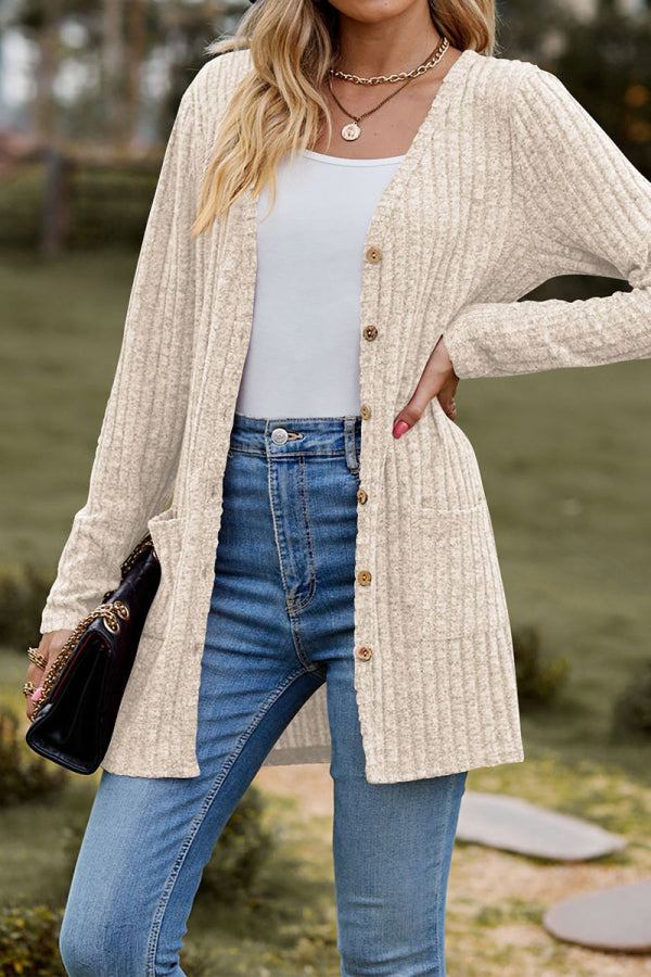 Long, Lightweight, Ultra Soft Knit-like Cardigan apricot image 2 