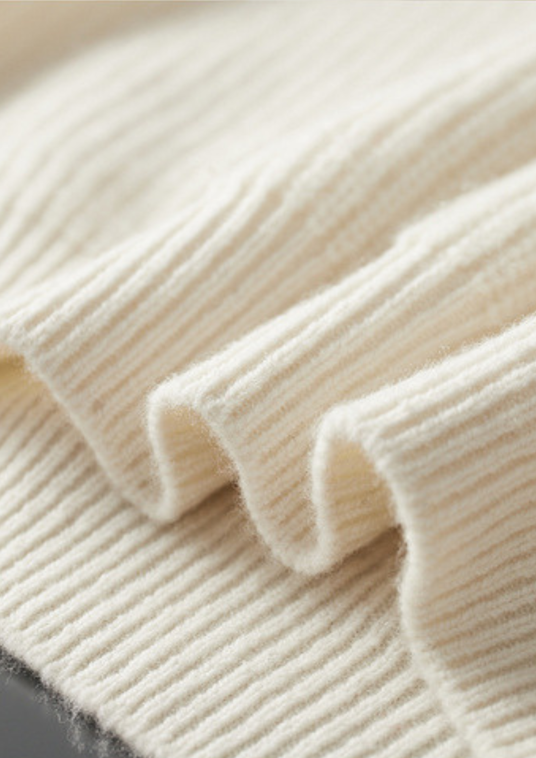 Pure Merino Ribbed Raglan Crewneck ivory image 3 #color_ivory