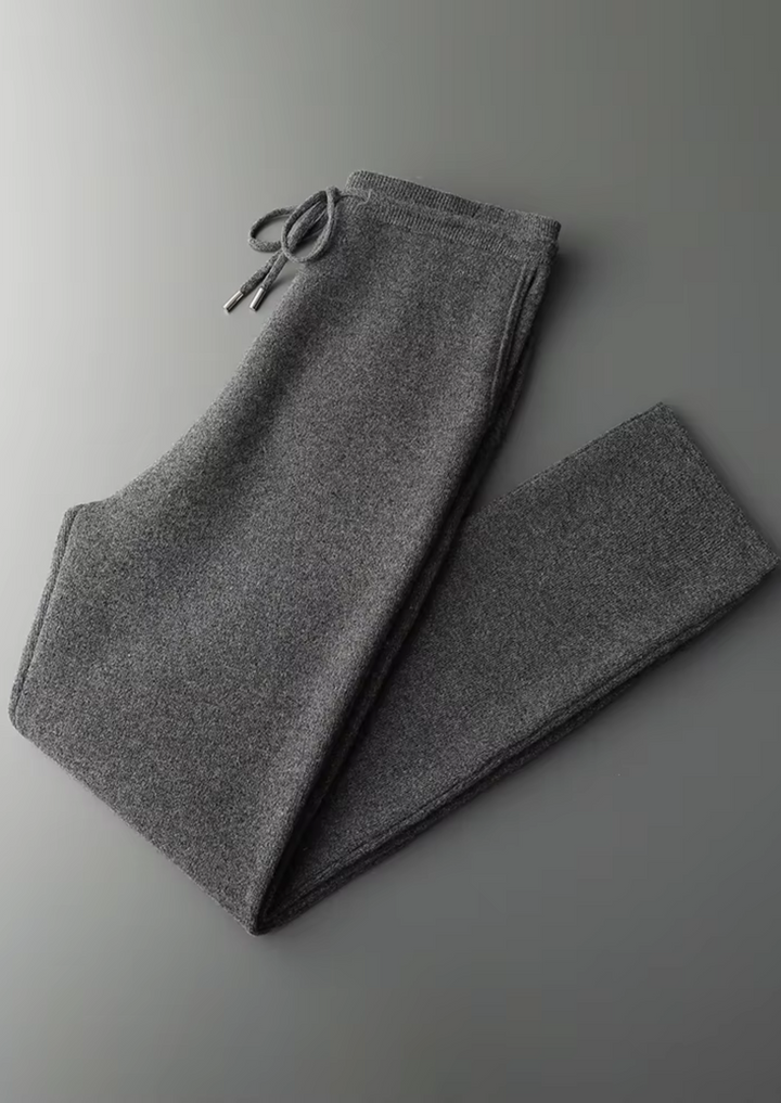 Pure Merino Light Grey Trousers dark grey image 1 #color_dark-grey
