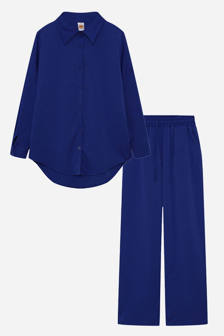 Professional &amp; Smart Two-Piece Set royal blue image 2 