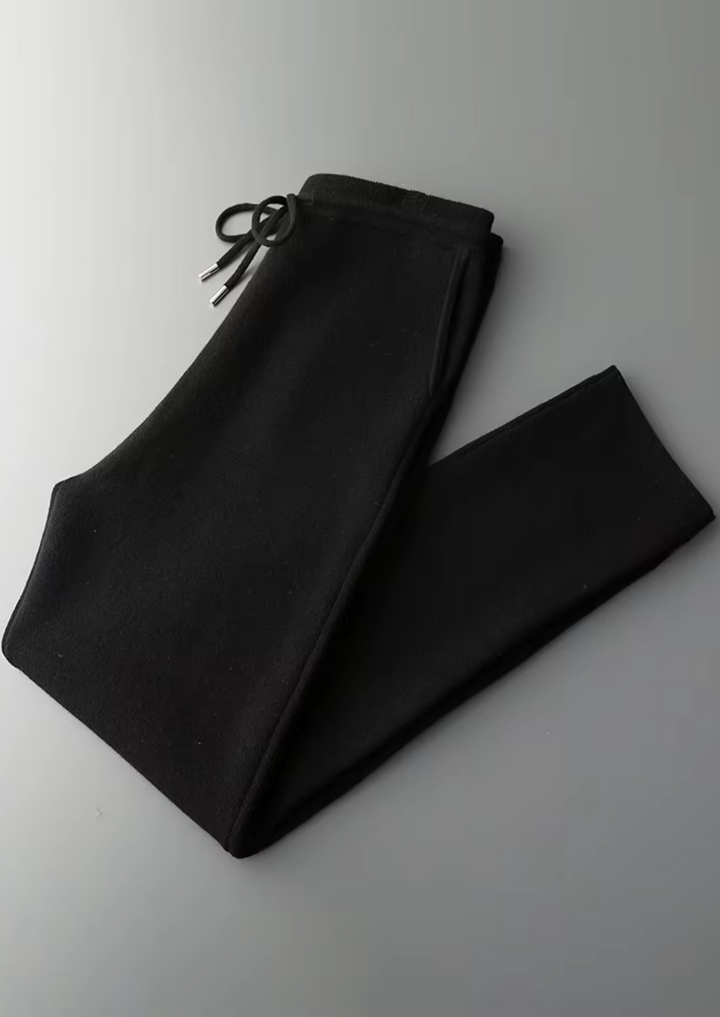Pure Merino Light Grey Trousers black image 1 #color_black