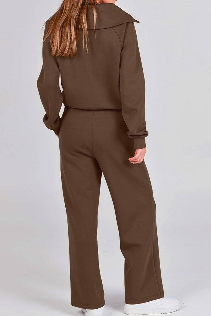 Loungewear Buttersoft Tracksuit Set coffee image 2 