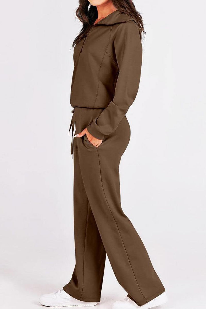 Loungewear Buttersoft Tracksuit Set coffee image 3 