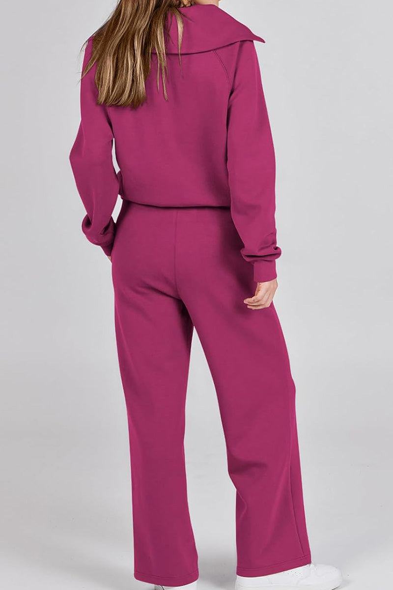 Loungewear Buttersoft Tracksuit Set hot pink image 2 