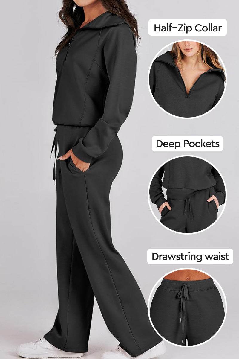 Loungewear Buttersoft Tracksuit Set black image 2 