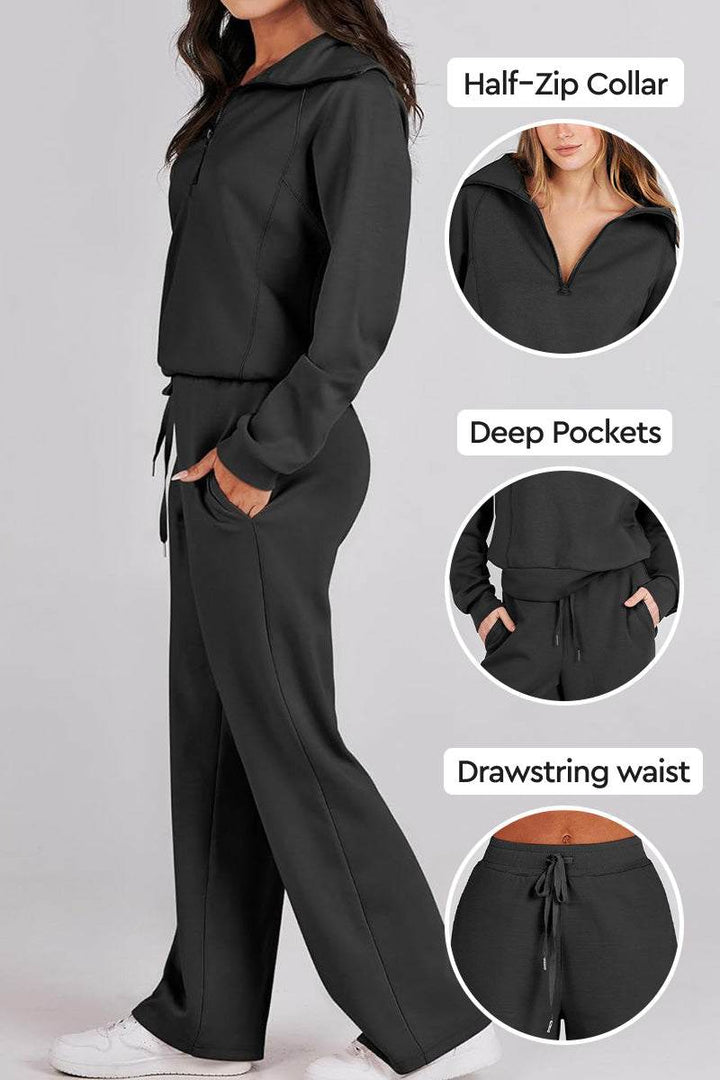 Loungewear Buttersoft Tracksuit Set black image 2 