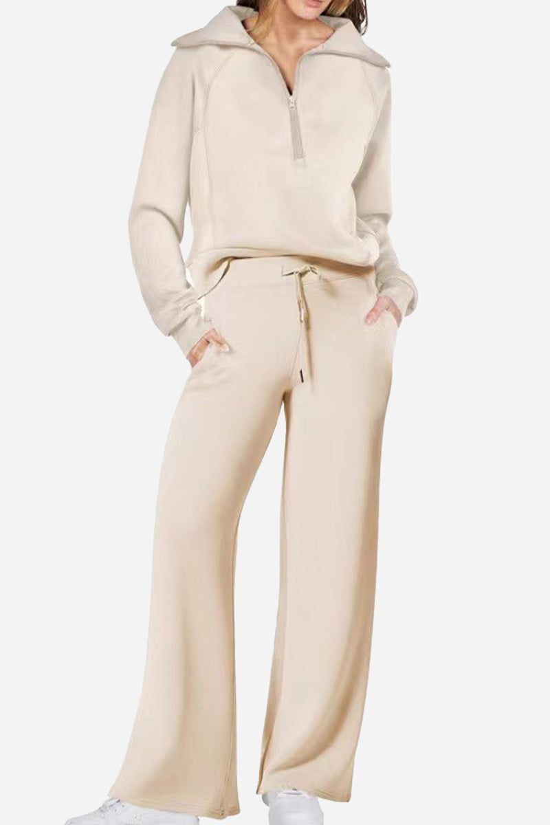 Loungewear Buttersoft Tracksuit Set beige image 1 