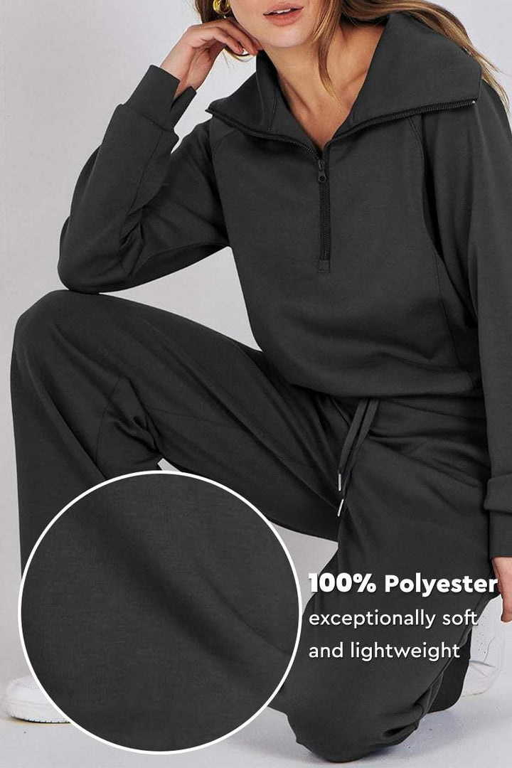 Loungewear Buttersoft Tracksuit Set black image 3 