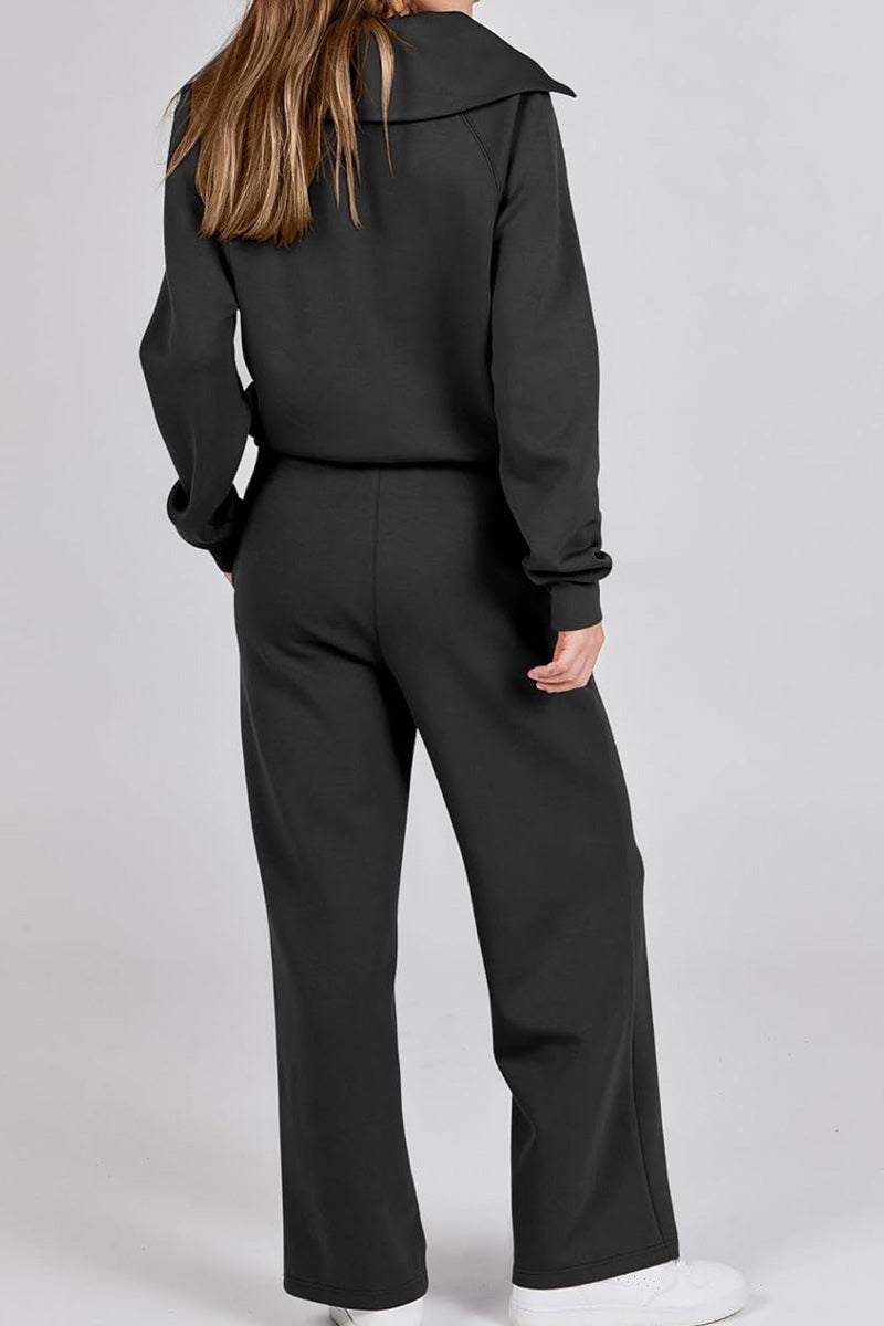 Loungewear Buttersoft Tracksuit Set black image 4 