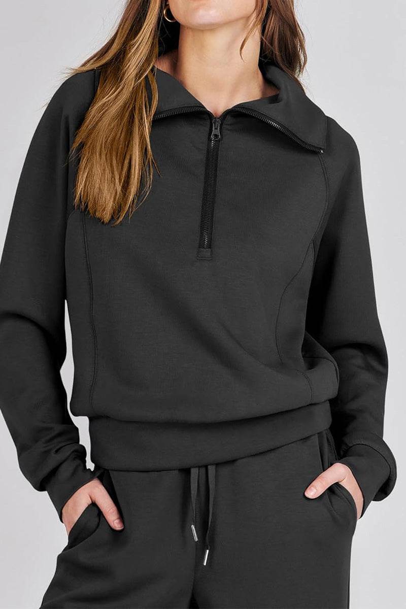 Loungewear Buttersoft Tracksuit Set black image 5 