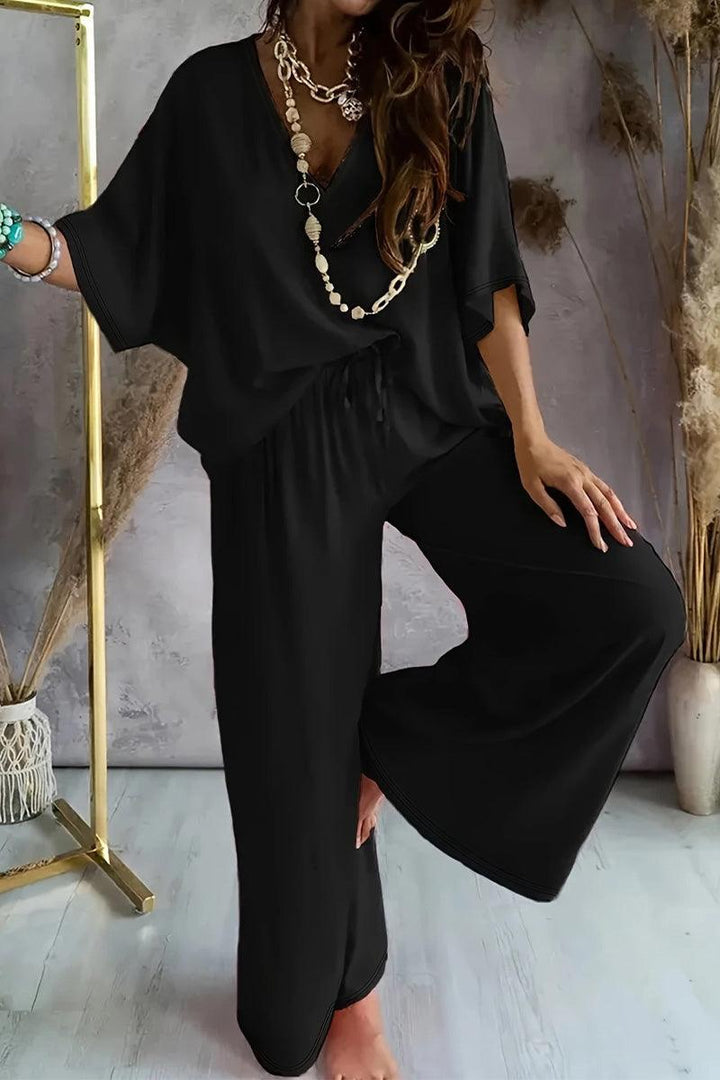 Confidently Chic Two-Piece Pantsuit black image 2 