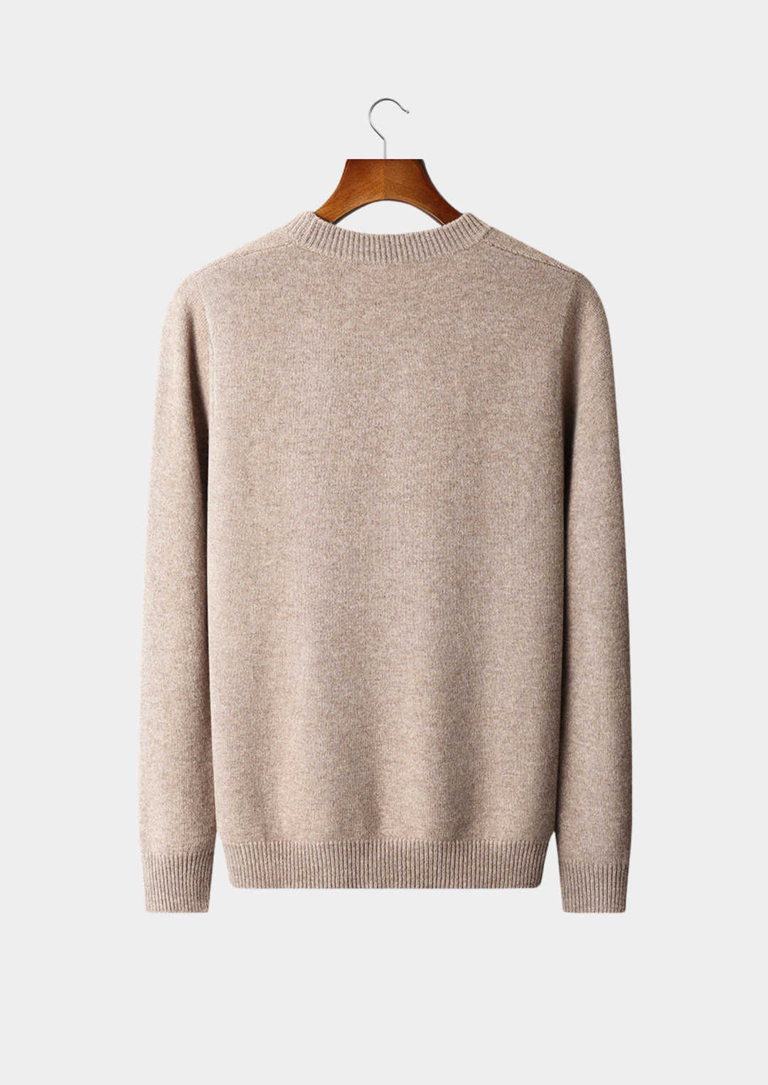 Pure Merino Raised Cable Crewneck beige image 2 #color_beige