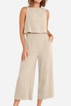 Villa Lounge Linen Two-Piece Set