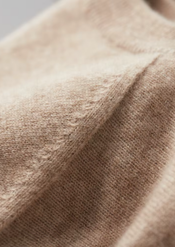 Cashmere Crewneck T-Shirt light beige image 5 #color_light-beige
