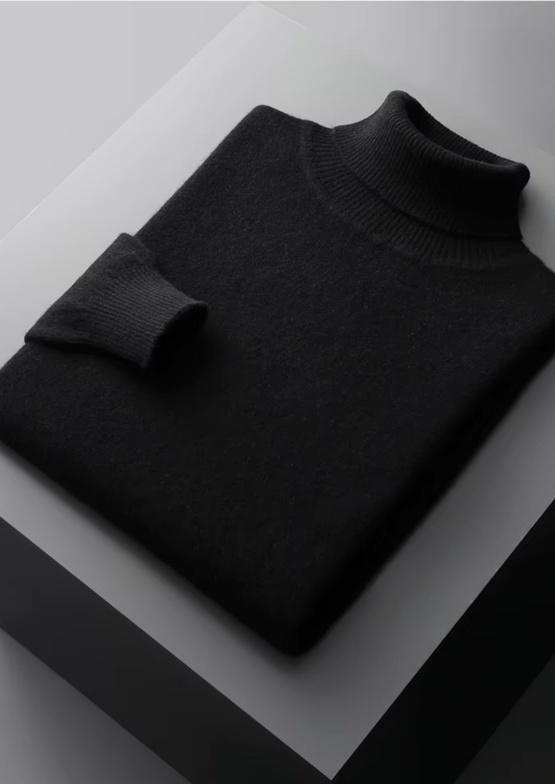 Pure Merino Rollneck black image 1 #color_black