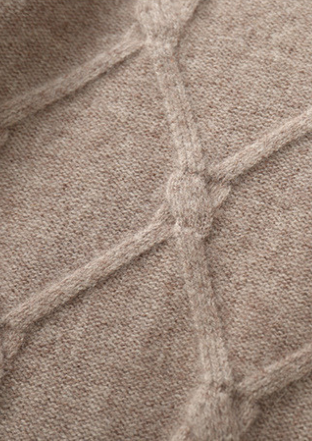Pure Merino Raised Cable Crewneck beige image 3 #color_beige