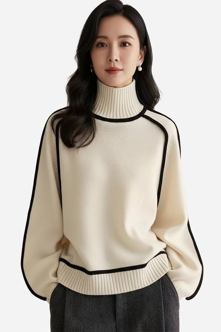Zero Itch Turtleneck Sweater beige image 1 