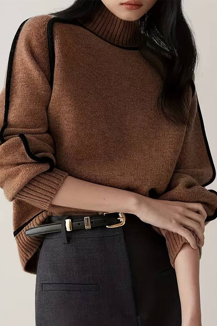 Zero Itch Turtleneck Sweater chocolate brown image 4 