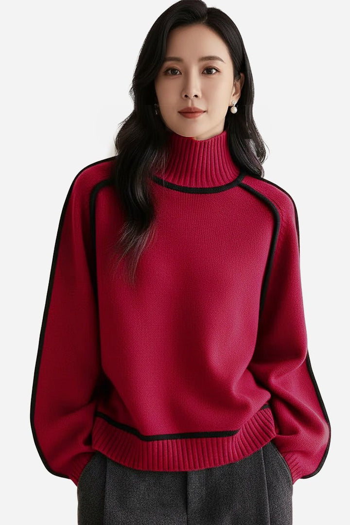 Zero Itch Turtleneck Sweater burgundy image 1 