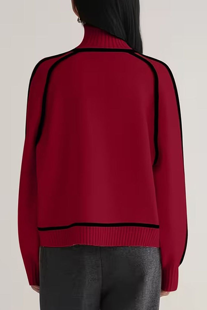 Zero Itch Turtleneck Sweater burgundy image 2 