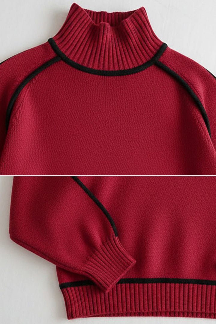 Zero Itch Turtleneck Sweater burgundy image 5 
