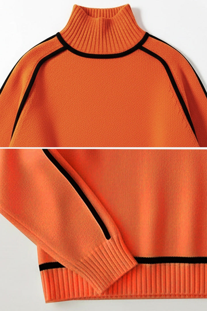 Zero Itch Turtleneck Sweater bright orange image 5 
