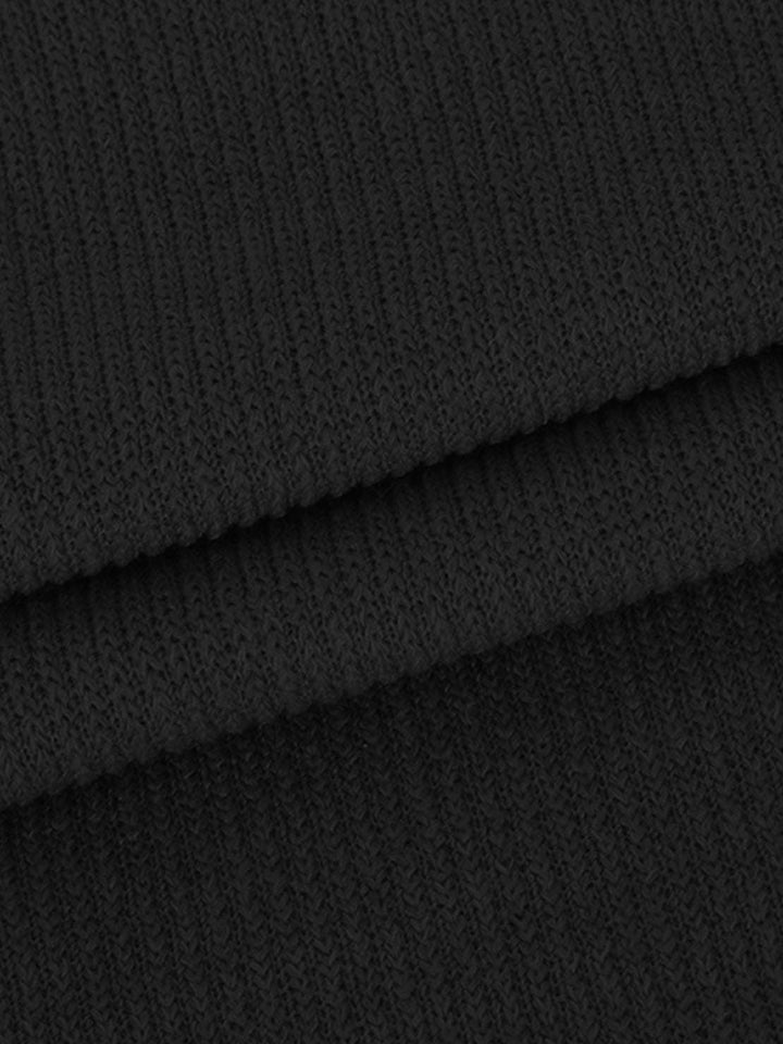Waffle-Knit Two-Piece black image 6 