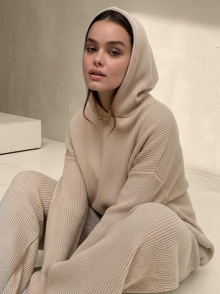 Waffle-Knit Two-Piece khaki image 5 