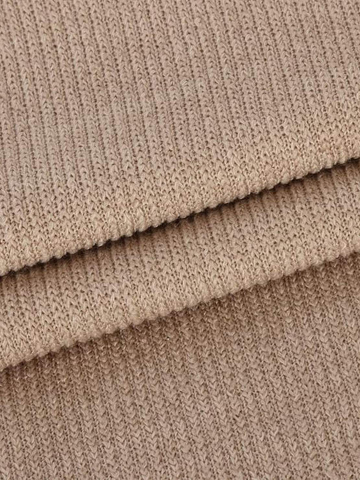 Waffle-Knit Two-Piece khaki image 6 