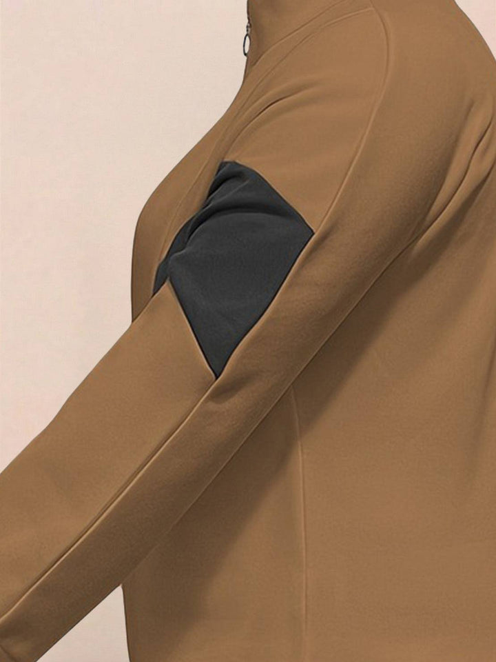 Colorblock Comfort Tracksuit brown black image 6 