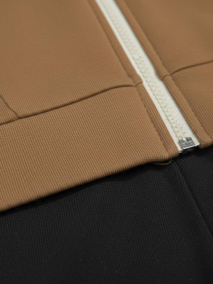 Colorblock Comfort Tracksuit brown black image 7 
