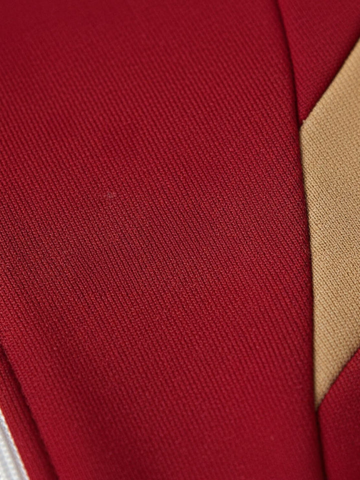 Colorblock Comfort Tracksuit red gold image 7 