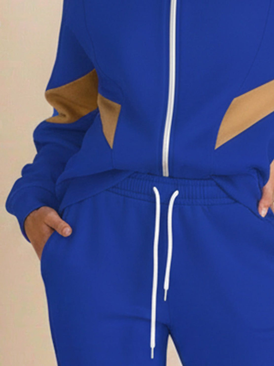 Colorblock Comfort Tracksuit blue gold image 6 