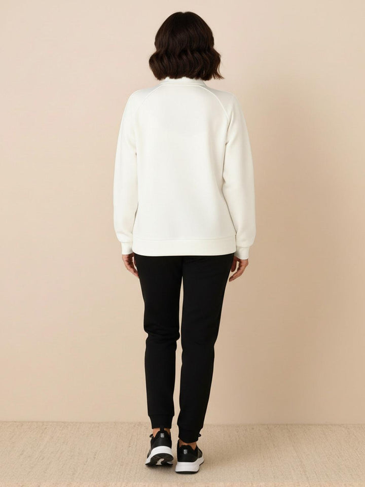 Colorblock Comfort Tracksuit white black image 3 