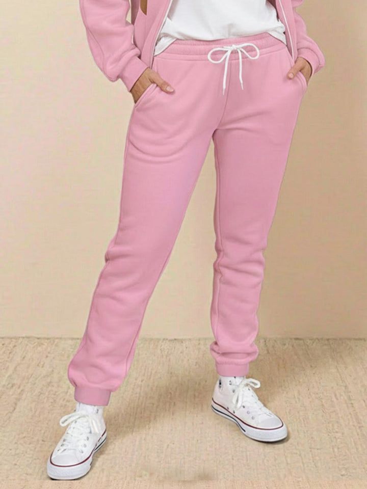 Colorblock Comfort Tracksuit pink brown image 5 