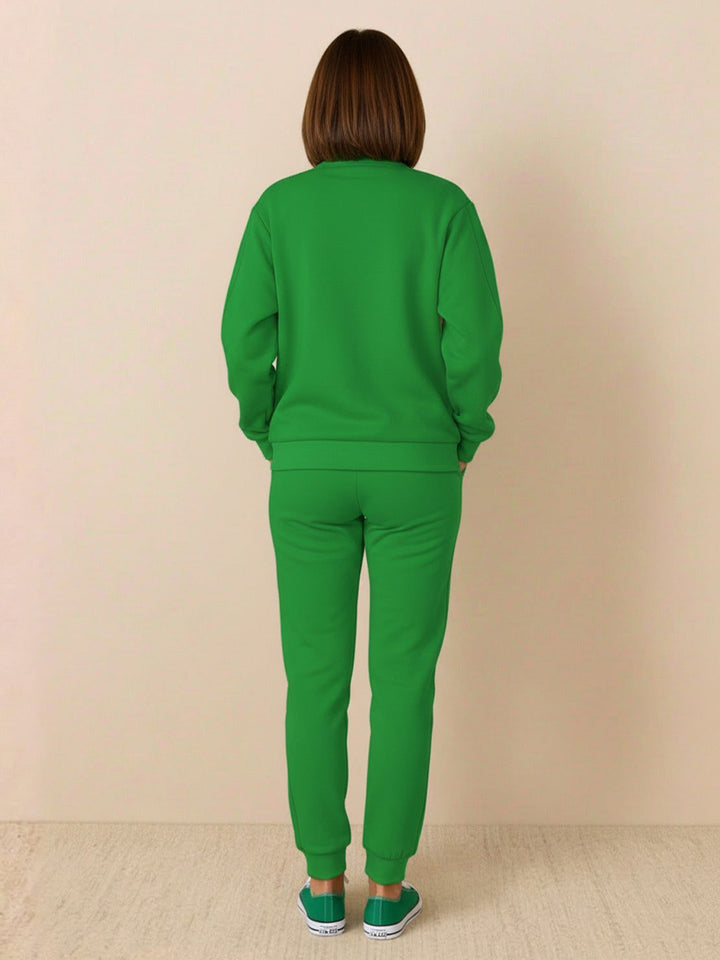 Colorblock Comfort Tracksuit green gold image 3 