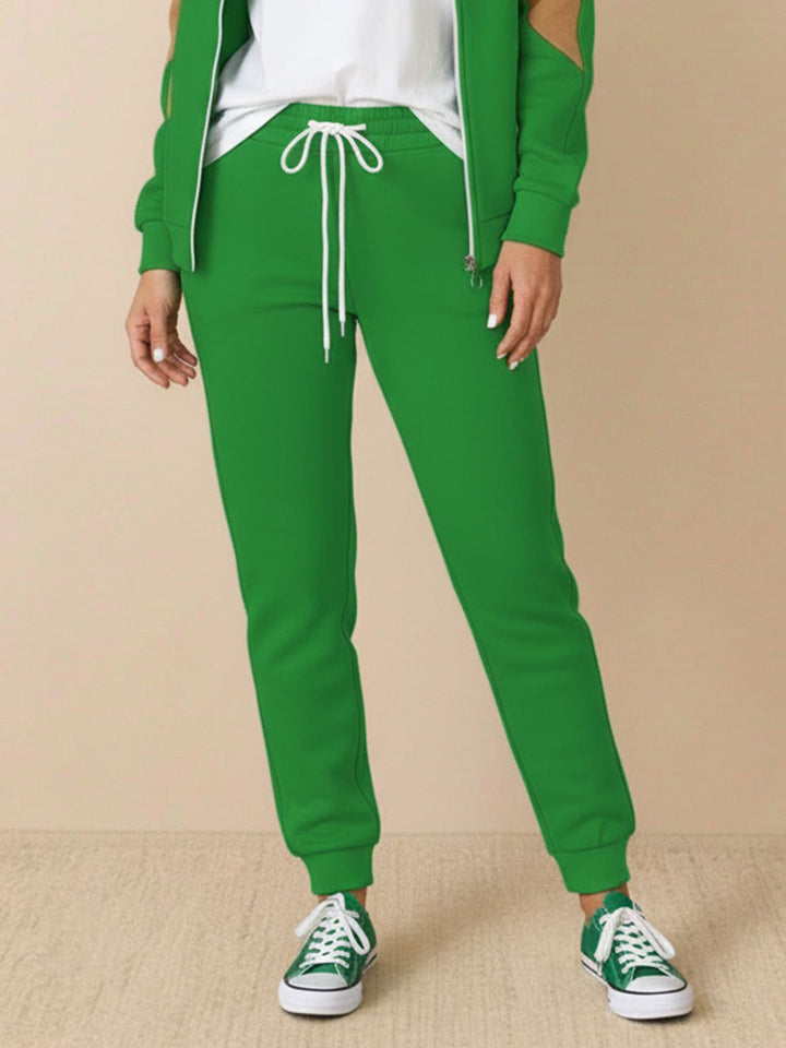 Colorblock Comfort Tracksuit green gold image 4 