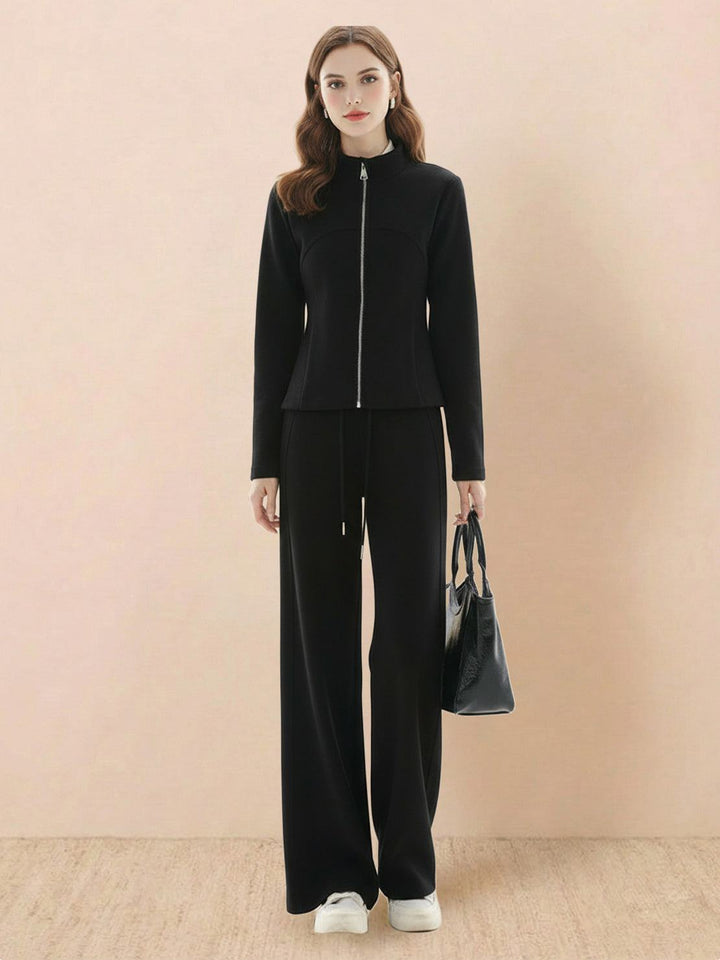 Nano-Fleece Zip Two-Piece Set black image 1 